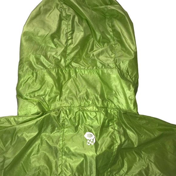 MOUNTAIN HARDWEAR Hoodie Hooded Jacket Rain coat, Run, Green, Size Women's XS - Picture 8 of 15